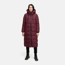 Marikoo Nadeshikoo Damen lange Winter Steppjacke Wine Größe S - Gr. 36