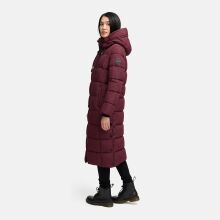 Marikoo Nadeshikoo Damen lange Winter Steppjacke Wine Größe S - Gr. 36