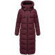 Marikoo Nadeshikoo Damen lange Winter Steppjacke Wine Größe S - Gr. 36