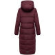 Marikoo Nadeshikoo Damen lange Winter Steppjacke Wine Größe S - Gr. 36