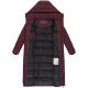 Marikoo Nadeshikoo Damen lange Winter Steppjacke Wine Größe S - Gr. 36