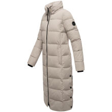 Marikoo Nadeshikoo Damen lange Winter Steppjacke Light Taupe Gr&ouml;&szlig;e L - Gr. 40