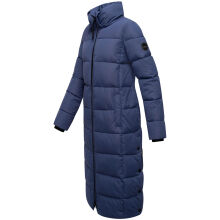 Marikoo Nadeshikoo Damen lange Winter Steppjacke Blue Violet Gr&ouml;&szlig;e XS - Gr. 34
