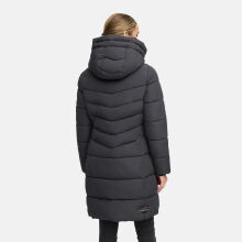 Marikoo Natsukoo Damen Winter Steppjacke lang Anthrazit Größe M - Gr. 38