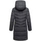 Marikoo Natsukoo Damen Winter Steppjacke lang Anthrazit Größe M - Gr. 38