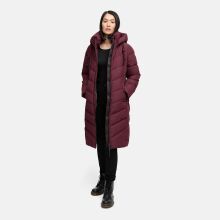 Navahoo Sahnekatzi Damen lange Winter Steppjacke Wine Gr&ouml;&szlig;e XS - Gr. 34
