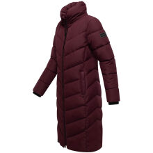 Navahoo Sahnekatzi Damen lange Winter Steppjacke Wine Gr&ouml;&szlig;e XS - Gr. 34