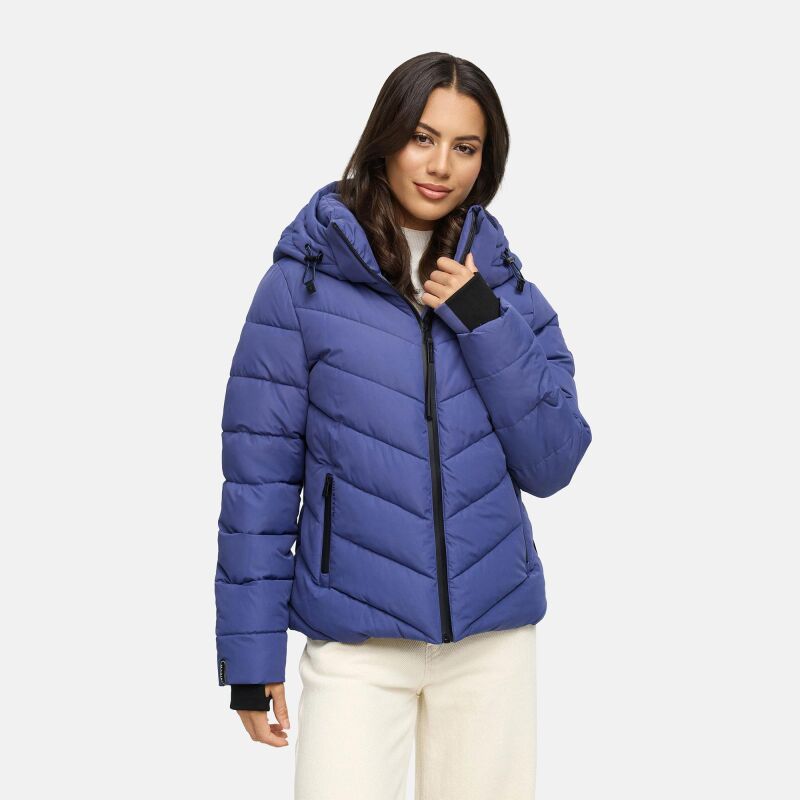Marikoo Samuiaa Damen Herbst Winter Steppjacke Blue Violet Gr&ouml;&szlig;e XS - Gr. 34