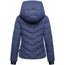 Marikoo Samuiaa Damen Herbst Winter Steppjacke Blue Violet Gr&ouml;&szlig;e S - Gr. 36
