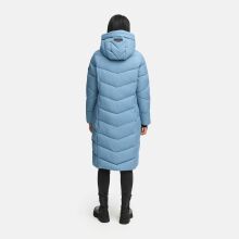 Navahoo Schmatzibaer lange Damen Winter Steppjacke Powder Blue Größe S - Gr. 36