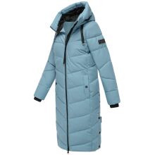 Navahoo Schmatzibaer lange Damen Winter Steppjacke Powder Blue Größe S - Gr. 36