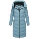 Navahoo Schmatzibaer lange Damen Winter Steppjacke Powder Blue Größe S - Gr. 36