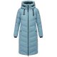 Navahoo Schmatzibaer lange Damen Winter Steppjacke Powder Blue Größe S - Gr. 36