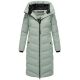 Navahoo Schmatzibaer lange Damen Winter Steppjacke Smokey Mint Größe M - Gr. 38
