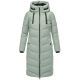 Navahoo Schmatzibaer lange Damen Winter Steppjacke Smokey Mint Größe M - Gr. 38