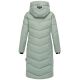Navahoo Schmatzibaer lange Damen Winter Steppjacke Smokey Mint Größe M - Gr. 38