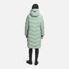 Navahoo Schmatzibaer lange Damen Winter Steppjacke Smokey Mint Größe L - Gr. 40