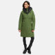 Navahoo Snowelf warme Damen Winterjacke Pine Olive Größe S - Gr. 36
