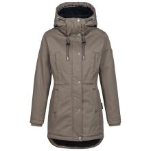 Navahoo Winterfunke Damen Winterjacke Stone Brown Größe XXXL - Gr. 46