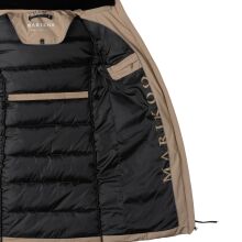 Marikoo Zuraraa lange Damen Winter Steppjacke Taupe Grey Gr&ouml;&szlig;e XS - Gr. 34