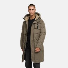 Stone Harbour Herren Winter Jacke Outdoor Parka Mantel Warm gefüttert lang Stone Brown Größe M - Gr. M