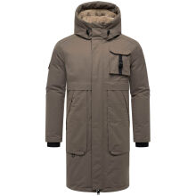 Stone Harbour Herren Winter Jacke Outdoor Parka Mantel Warm gefüttert lang Stone Brown Größe M - Gr. M