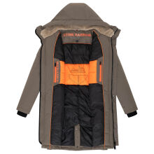 Stone Harbour Herren Winter Jacke Outdoor Parka Mantel Warm gef&uuml;ttert lang Stone Brown Gr&ouml;&szlig;e M - Gr. M