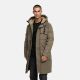 Stone Harbour Herren Winter Jacke Outdoor Parka Mantel Warm gefüttert lang Stone Brown Größe M - Gr. M