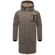 Stone Harbour Herren Winter Jacke Outdoor Parka Mantel Warm gefüttert lang Stone Brown Größe M - Gr. M