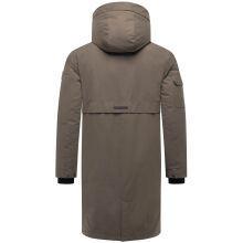 Stone Harbour Herren Winter Jacke Outdoor Parka Mantel Warm gef&uuml;ttert lang Stone Brown Gr&ouml;&szlig;e L - Gr. L