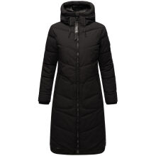 Marikoo Benikoo Damen lange Winterjacke Schwarz-Gr&ouml;&szlig;e XS - Gr. 34