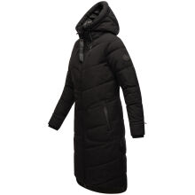 Marikoo Benikoo Damen lange Winterjacke Schwarz-Gr&ouml;&szlig;e XS - Gr. 34