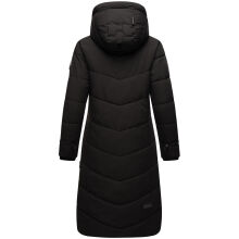 Marikoo Benikoo Damen lange Winterjacke Schwarz-Gr&ouml;&szlig;e XS - Gr. 34