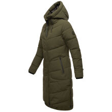 Marikoo Benikoo Damen lange Winterjacke Dark Olive-Gr&ouml;&szlig;e XS - Gr. 34