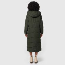 Navahoo Hingucker Damen lange Winterjacke Dark Olive Gr&ouml;&szlig;e XXXL - Gr. 46