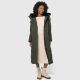 Navahoo Hingucker Damen lange Winterjacke Dark Olive Gr&ouml;&szlig;e XXXL - Gr. 46