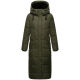 Navahoo Hingucker Damen lange Winterjacke Dark Olive Gr&ouml;&szlig;e XXXL - Gr. 46