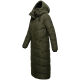 Navahoo Hingucker Damen lange Winterjacke Dark Olive Gr&ouml;&szlig;e XXXL - Gr. 46