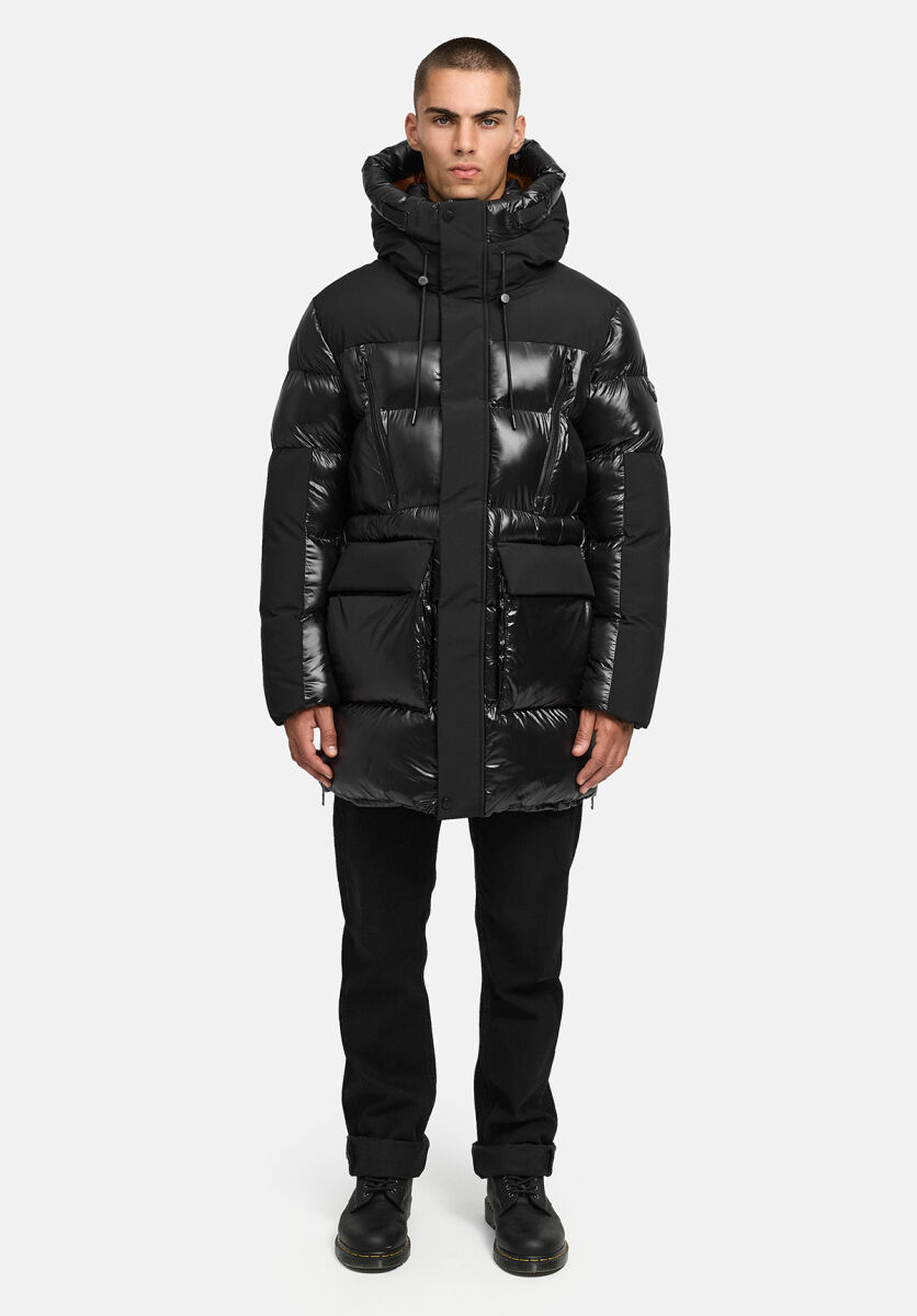 Stone Harbour Nelioon Herren Winter Steppjacke Glanz Optik