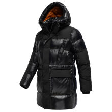Stone Harbour Nelioon Herren Winter Steppjacke Glanz Optik Schwarz Gr&ouml;&szlig;e S - Gr.S