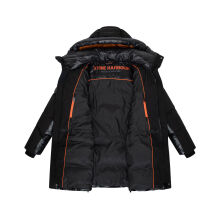 Stone Harbour Nelioon Herren Winter Steppjacke Glanz Optik Schwarz Gr&ouml;&szlig;e S - Gr.S