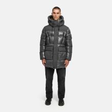 Stone Harbour Nelioon Herren Winter Steppjacke Glanz Optik Anthrazit Größe S - Gr.S
