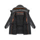 Stone Harbour Nelioon Herren Winter Steppjacke Glanz Optik Anthrazit Größe S - Gr.S