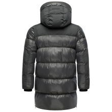Stone Harbour Nelioon Herren Winter Steppjacke Glanz Optik Anthrazit Gr&ouml;&szlig;e M - Gr.M