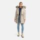 Navahoo Paula Damen Parka Winterjacke Gefüttert Light Taupe Größe XL - Gr. 42