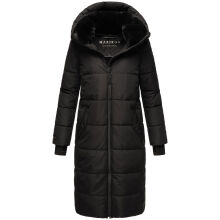 Marikoo Zuraraa lange Damen Winter Steppjacke Schwarz Gr&ouml;&szlig;e XXXL - Gr. 46