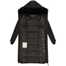 Marikoo Zuraraa lange Damen Winter Steppjacke Schwarz Gr&ouml;&szlig;e XXXL - Gr. 46