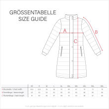 Marikoo Abendsternchen Herbst  Winter Steppjacke lang B603a