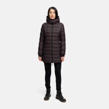 Marikoo Abendsternchen Herbst  Winter Steppjacke lang B603a Choco-Gr&ouml;&szlig;e S - Gr. 36