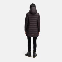 Marikoo Abendsternchen Herbst  Winter Steppjacke lang B603a Choco-Gr&ouml;&szlig;e M - Gr. 38